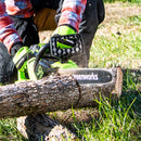 40V Kettensäge 35cm 1,5 kW - 2x 2Ah Akkus