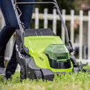 48V (24V x 2) Rasenmäher 36cm - 2x 2Ah Akkus