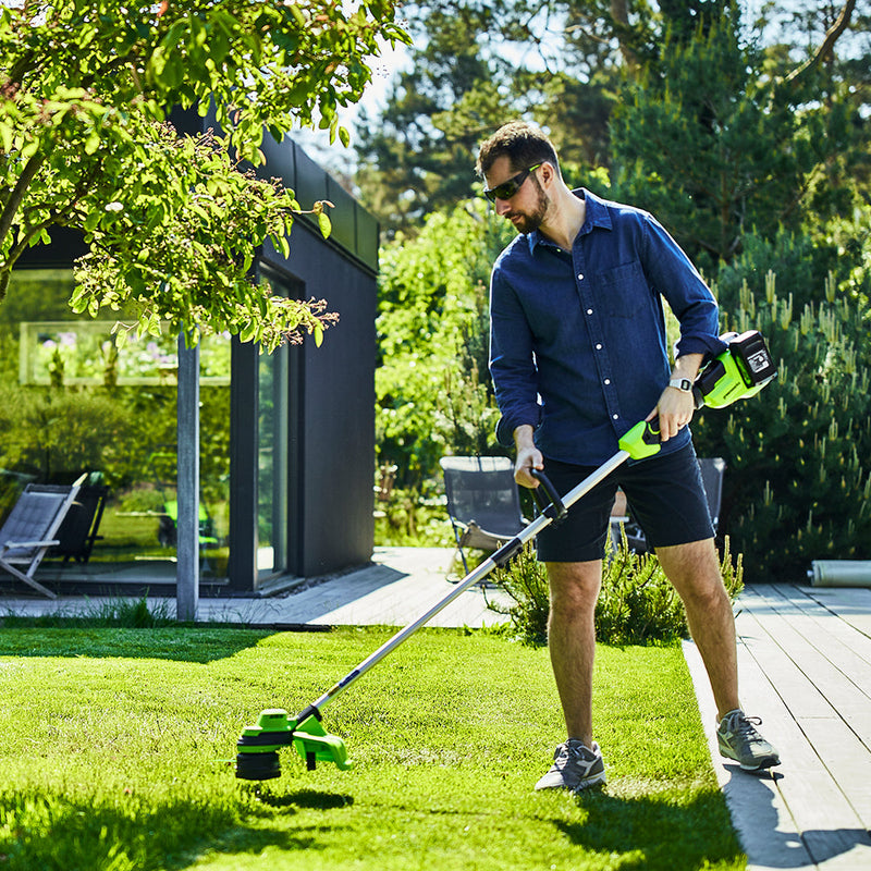 48V (24V x 2) Rasentrimmer 33cm - Ohne Akku