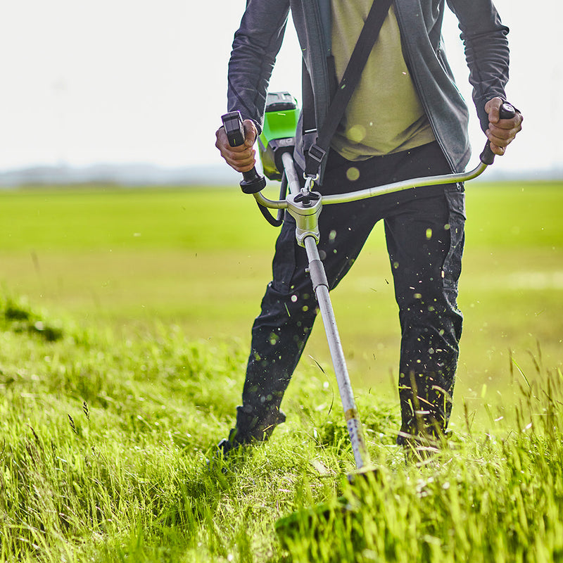 60V Freischneider mit Fahrradgriff 40cm - 4Ah Akku