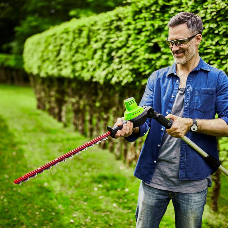 60V Teleskop-Heckenschere 51cm
