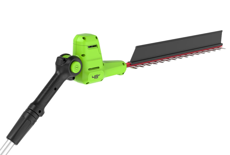 48V DVT Brushed Pole Hedge Trimmer 51cm - tool only