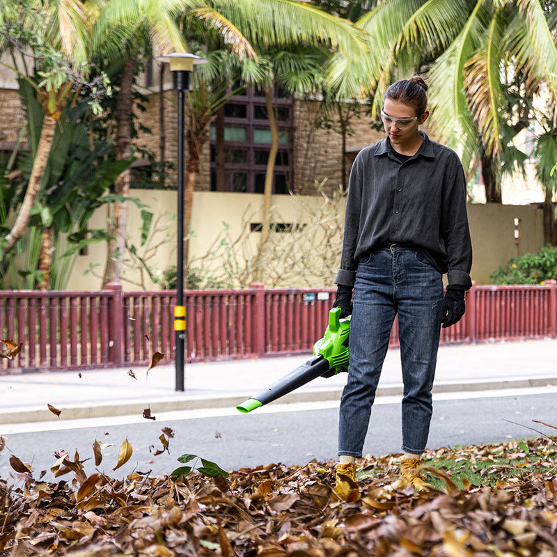 48V (24V x 2) Laubbläser / Laubsauger 322 km/h