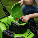 48V (24V x 2) Rasenmäher 46cm mit Radantrieb - Ohne Akku