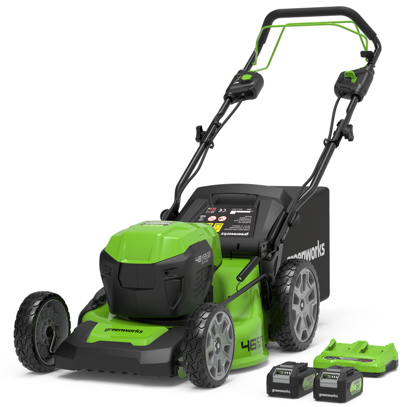 48V (24V x 2) Rasenmäher 46cm mit Radantrieb - Ohne Akku