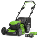 48V (24V x 2) Rasenmäher 46cm mit Radantrieb - 2x 4Ah Akkus