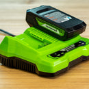 24V Starter Kit 2x2Ah Akkus + Doppelladegerät