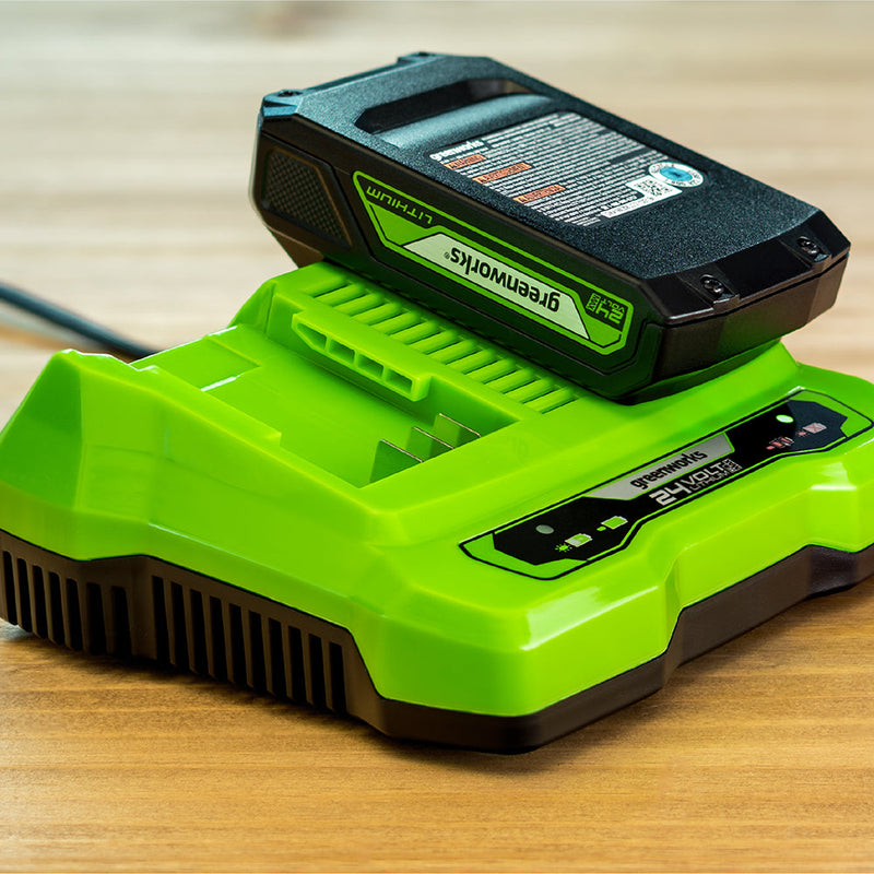 24V Starter Kit 2x2Ah Akkus + Doppelladegerät