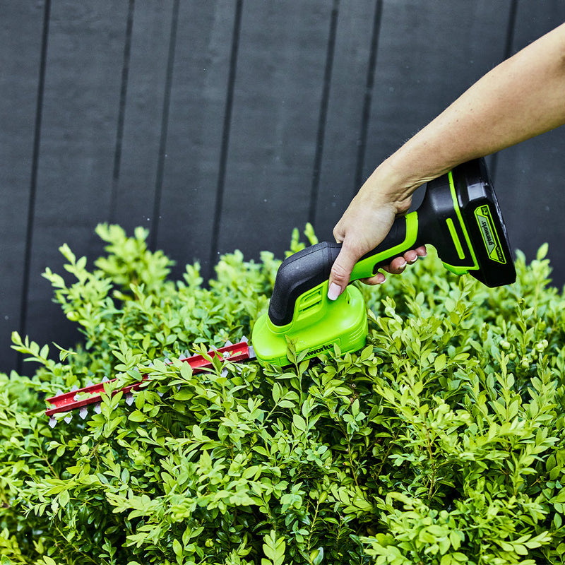 24V Gras- und Strauchschere 2-in-1 - 2Ah Akku