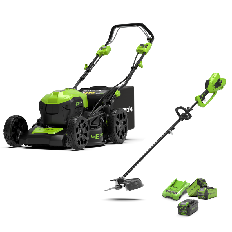 40V Kombo-Set Rasenmäher SP 46cm + Freischneider 40cm