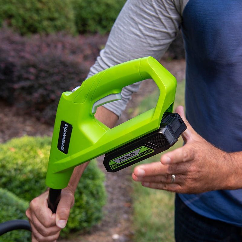 24V Rasenmäher 33cm + Rasentrimmer 25cm Set