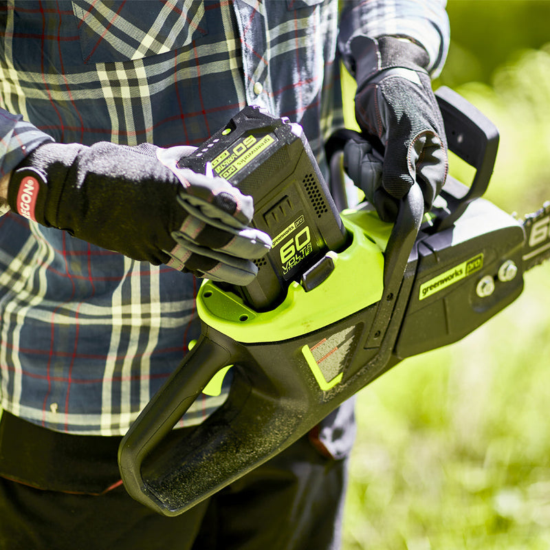 60V Kettensäge 40cm - 4Ah Akku