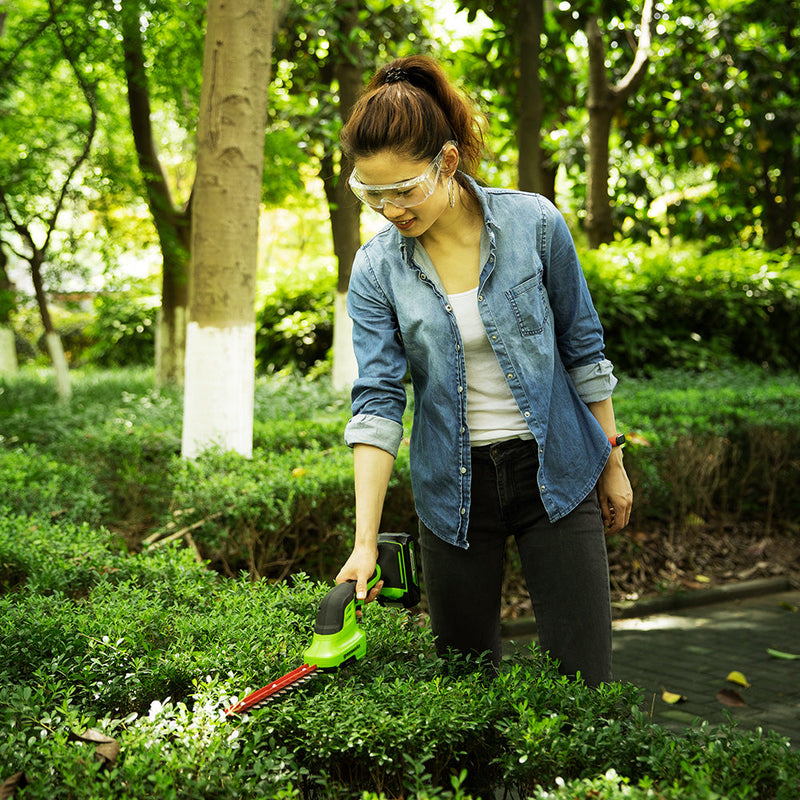 24V Gras- und Strauchschere 2-in-1 - 2Ah Akku