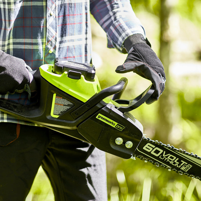 60V Kettensäge 40cm - 4Ah Akku