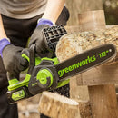 24V Kettensäge 30cm - 4Ah Akku