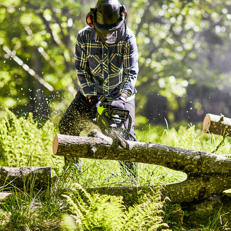 60V Kettensäge 40cm - 4Ah Akku