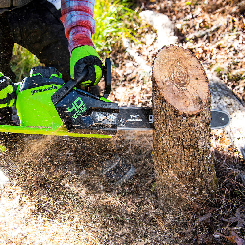 40V Kettensäge 35cm 1,5 kW - 4Ah Akku