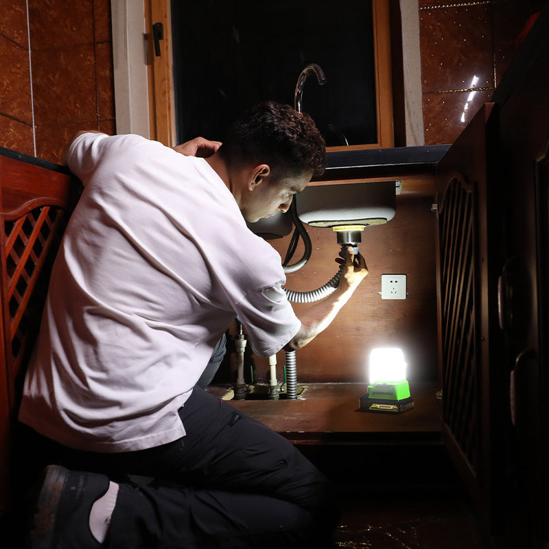 24V Tauchwasserpumpe + Ventilator + Laterne Set