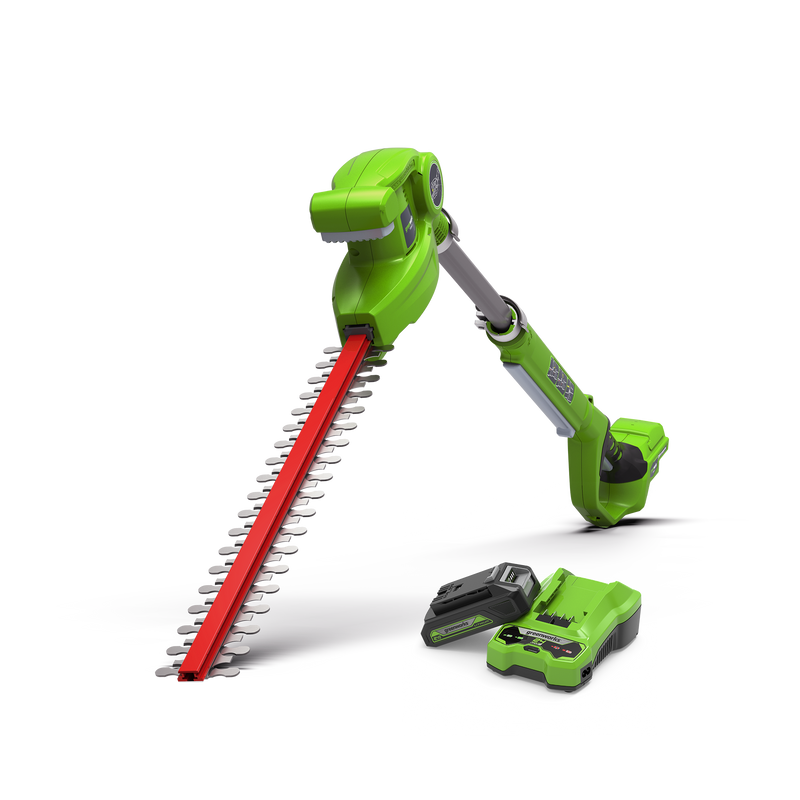24V Stab-Heckenschere 51cm - 2Ah Akku