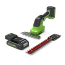 24V Gras- und Strauchschere 2-in-1 - 2Ah Akku
