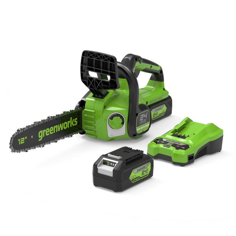 24V Kettensäge 30cm - 4Ah Akku