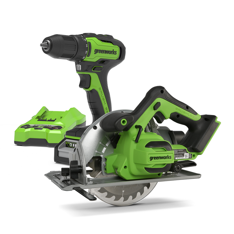 24V Akkuschrauber + Kreissäge Set