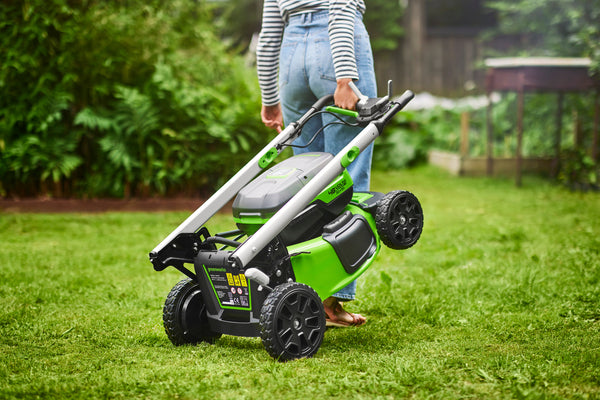 24V+24V Rasenmäher SP 46cm - 4x 4Ah Akkus