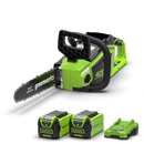 40V Kettensäge 35cm 1,5 kW - 2x 2Ah Akkus