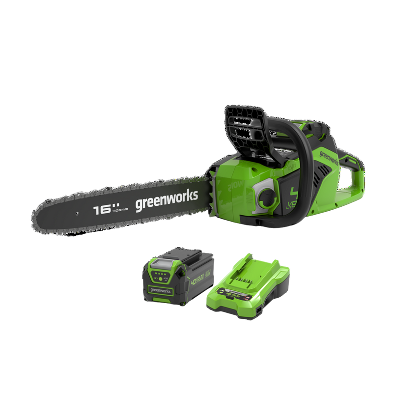 40V Kettensäge 40cm 1,8 kW - 4Ah Akku