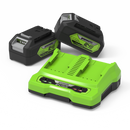 24V Starter Kit 2x4Ah Akkus + Doppelladegerät