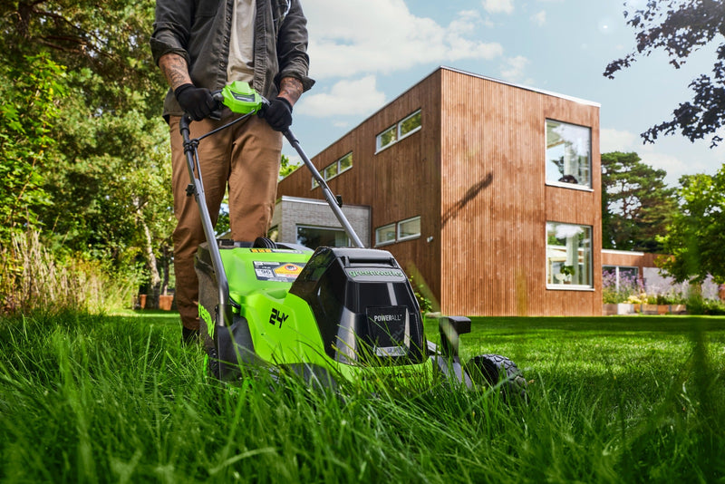 24V Rasenmäher 33cm + Rasentrimmer 25cm Gen. II Set