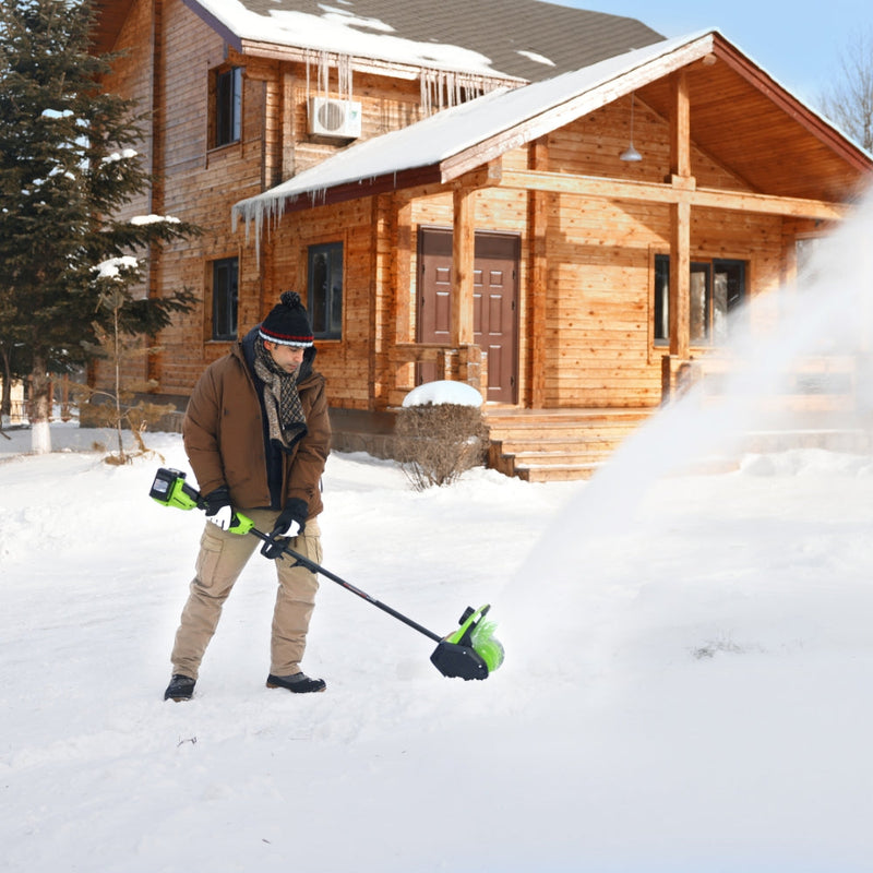48V (24V x 2) Schneefräse – 2 x 4Ah Akku