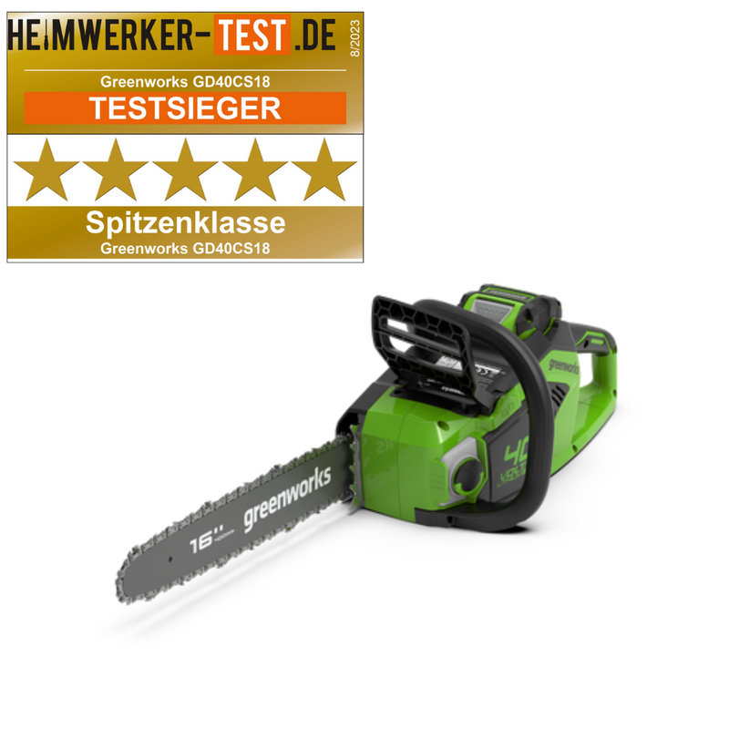 40V Kettensäge 40cm 1,8 kW - Ohne Akku